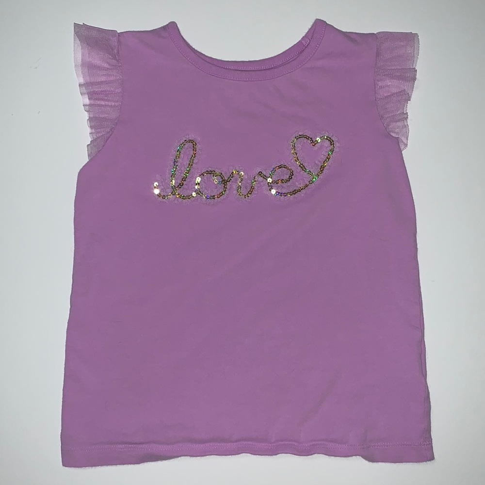 Carter’s Girl’s Purple short sleeve Top, Size 6
